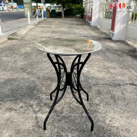  Bàn Tròn Cafe Ngoài Trời Mặt Đá SKT57 