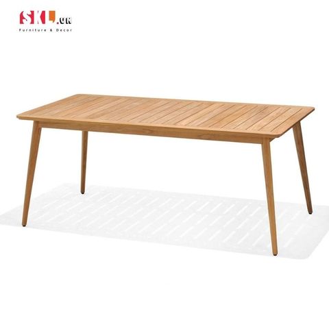  Bàn Ăn Gỗ Teak Cao Cấp Ngoài Trời 1M8 SKT42 