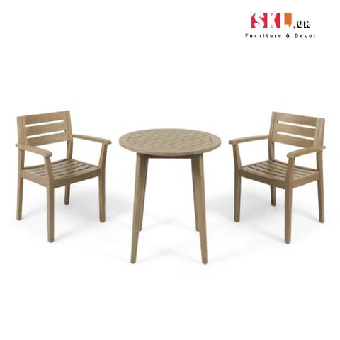  Bộ Bàn Ghế Gỗ Tràm Sân Hiên SKCB08 