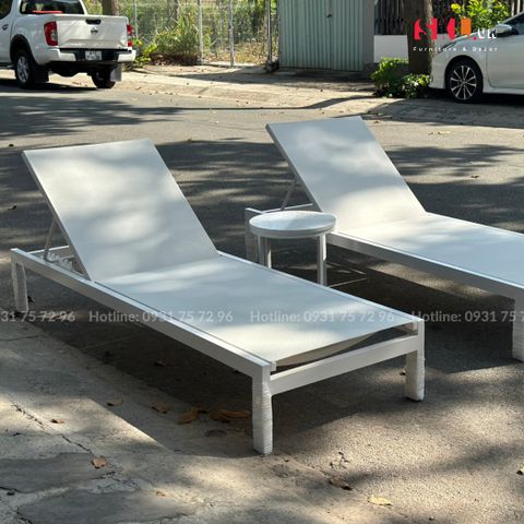  Giường Tắm Nắng Khung Nhôm SKTN14 