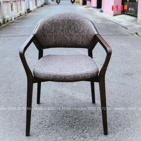  Ghế Ăn Gỗ Bọc Da SKC73 