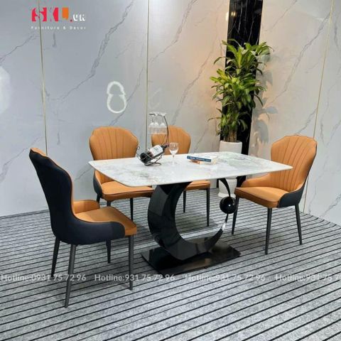  Bộ Bàn Ghế Ăn Mặt Đá SKDS20 