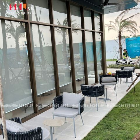  Bộ Bàn Ghế Cafe Cao Cấp Ngoài Trời SKCB10 