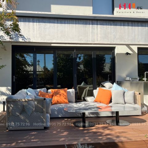  Sofa L Ngoài Trời Cao Cấp SKOS10 