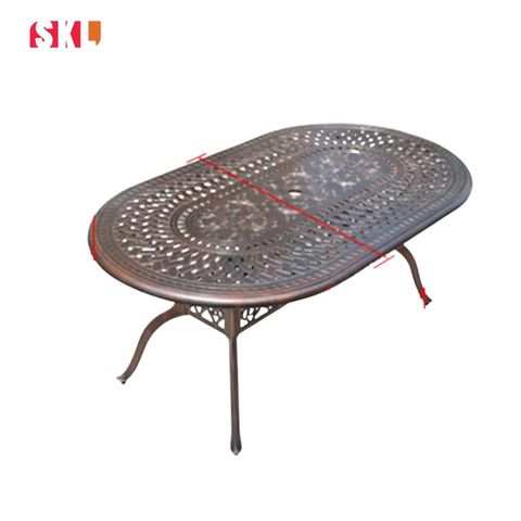  Bàn Tiệc Sân Vườn Nhôm Đúc SKT13 