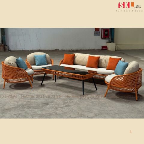  Bộ Sofa Sân Vườn Đan Dây SKCB24 