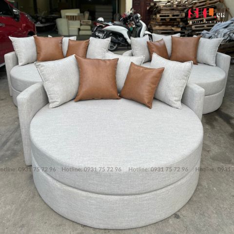  Sofa Phòng Khách Hình Tròn SKS18 