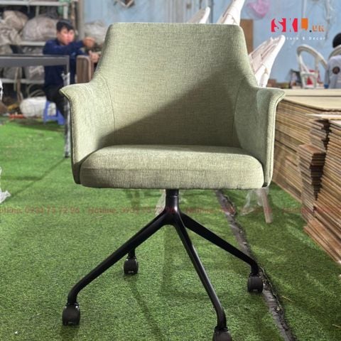  Ghế Làm Việc Bọc Nệm Có Bánh Xe SKNV11 