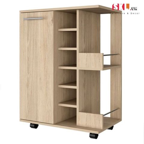  Tủ Rượu Hiện Đại Có Bánh Xe SKWC01 