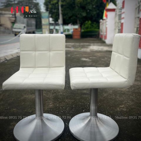  Ghế Ăn Bọc Nệm Da Bò SKC81 