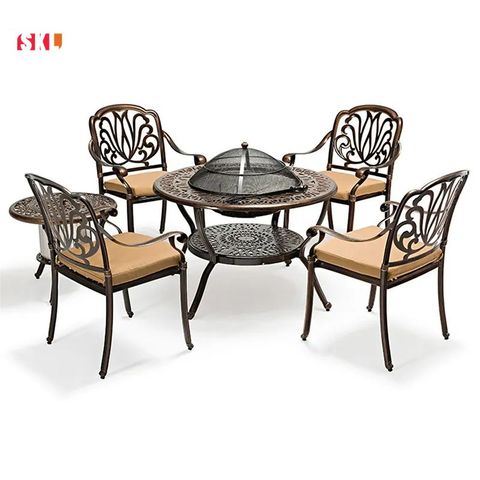  Ghế Sân Vườn Nhôm Đúc SKC34 