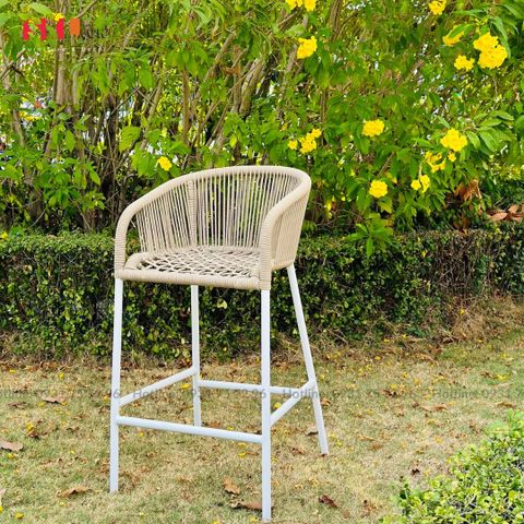  Ghế Bar Ngoài Trời Đan Dây Dù SKC111 
