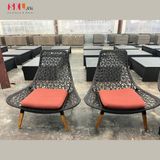  Armchair Ngoài Trời Chân Gỗ Teak SKC108 