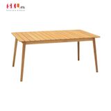  Bàn Ăn Gỗ Teak Cao Cấp Ngoài Trời 1M6 SKT37 