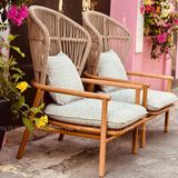  Ghế Thư Giãn Sân Vườn Lưng Cao SKC96 