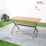  Bàn Ăn Gỗ Teak 1M5 SKT45 