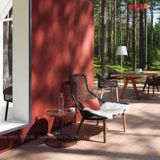  Armchair Ngoài Trời Chân Gỗ Teak SKC108 
