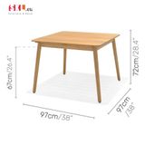  Bàn Cafe Gỗ Teak Ngoài Trời SKT38 