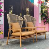  Ghế Thư Giãn Sân Vườn Lưng Cao SKC96 