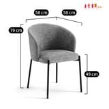  Ghế Ăn Bọc Nệm - Dining Chair SKC102 