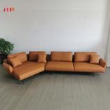  Sofa Góc Phòng Khách Da Bò SKS10 