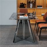  Bộ Bàn Ghế Ăn Mặt Đá Xuyên Sáng Cao Cấp SKDS22 