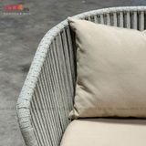  Ghế Bar Khung Gỗ Teak Đan Dây SKC122 