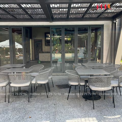  Bộ Bàn Ghế Cafe Ngoài Trời Cao Cấp SKCB12 