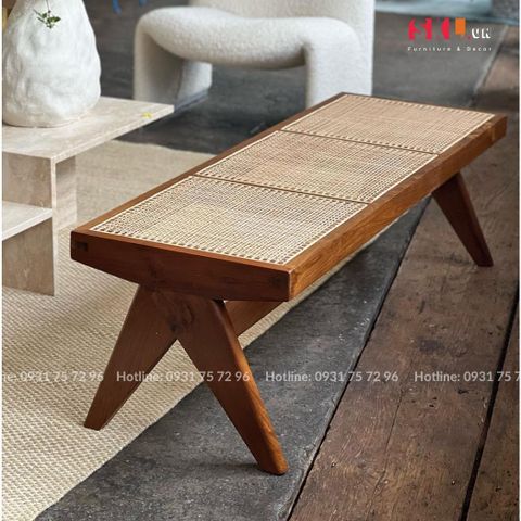  Ghế Băng Gỗ Đan Mây Vleg SKC67 