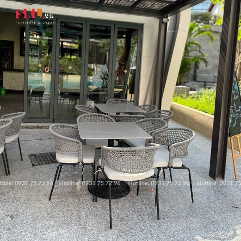  Bộ Bàn Ghế Cafe Ngoài Trời Cao Cấp SKCB12 