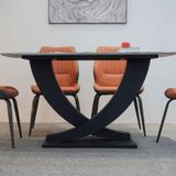  Bộ Bàn Ghế Ăn Mặt Đá Xuyên Sáng 4 Ghế SKDS23 