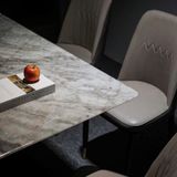  Bộ Bàn Ghế Ăn Mặt Đá Chân Sắt SKDS24 