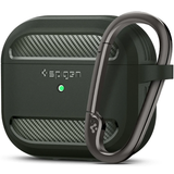  [HÀNG CHÍNH HÃNG] ỐP LƯNG SPIGEN AIRPOD 3 (2021) RUGGED ARMOR CÓ KHÓA AN TOÀN GIÚP CỐ ĐỊNH MÁY 