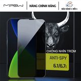  [HÀNG CHÍNH HÃNG] Kính cường lực chống nhìn trộm iPhone 12/13/14/15 series MiPow Kingbull Anti-Spy Premium HD (2.7D) 