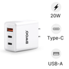  Củ sạc nhanh Bwoo 40W | 2Type-C x 1USB-A | Chuôi cắm US - CDA139 