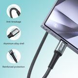  Dây cáp sạc nhanh Bwoo USB-A to Type-C | Dây Dù | Dài 1M | Hỗ trợ sạc 3A - X288C 