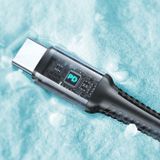  Dây cáp sạc nhanh Bwoo PD27W Type-C to Lightning | Dây Dù | Dài 1M - X288C-L 