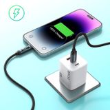  Dây cáp sạc nhanh Bwoo Type-C to Lightning | PD27W | Dài 1M | Bện Dù - X305CL 