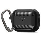  [HÀNG CHÍNH HÃNG] ỐP LƯNG SPIGEN AIRPOD 3 (2021) RUGGED ARMOR CÓ KHÓA AN TOÀN GIÚP CỐ ĐỊNH MÁY 