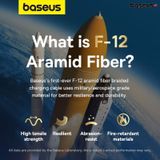  Dây Cáp Sạc Nhanh Baseus Unbreakable USB A to Lightning 2.4A 