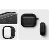  [HÀNG CHÍNH HÃNG] ỐP LƯNG SPIGEN AIRPOD 3 (2021) RUGGED ARMOR CÓ KHÓA AN TOÀN GIÚP CỐ ĐỊNH MÁY 