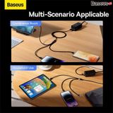  Dây Cáp Sạc 3in1 Baseus StarSpeed USB A to Micro + Lightning + Type C 3.5A, 1.2m 