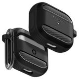  [HÀNG CHÍNH HÃNG] ỐP LƯNG SPIGEN AIRPOD 3 (2021) RUGGED ARMOR CÓ KHÓA AN TOÀN GIÚP CỐ ĐỊNH MÁY 
