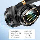  Tai nghe không dây Bwoo Chụp tai | Chống ồn BT V5.4| Cổng aux 3,5mm | Đèn nền RGB - BW586 