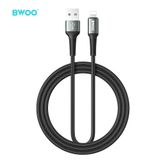  Dây cáp sạc nhanh Bwoo USB-A to Lightning | Dây Bện Dù | Dài 1M | Hỗ trợ sạc 3A - X288L 