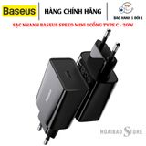  Củ sạc nhanh Baseus Speed Mini Quick Charger 1C 20W 