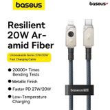  Dây Cáp Sạc Nhanh 20W Baseus Unbreakable Type-C to Lightning 
