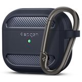  [HÀNG CHÍNH HÃNG] ỐP LƯNG SPIGEN AIRPOD 3 (2021) RUGGED ARMOR CÓ KHÓA AN TOÀN GIÚP CỐ ĐỊNH MÁY 