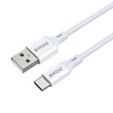  Dây cáp sạc nhanh Bwoo PD18W USB-A to Type-C | Dây Silicone | Dài 1M - X281C 