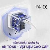  Combo củ cáp sạc nhanh Diposi Type-C to Lightning PD20W 